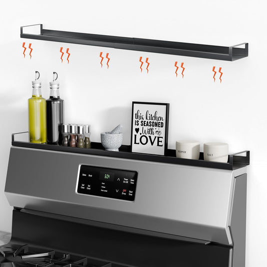 30" Adjustable Magnetic Stove Top Shelf