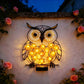 Solar Lights Outdoor Metal Butterfly Wall Decor