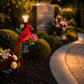 Cardinal Memorial Solar Garden Stake Light