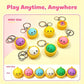 🥟Cute Dumpling Pressable Fidget Keychain-touch sensing light