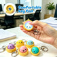 🥟Cute Dumpling Pressable Fidget Keychain-touch sensing light