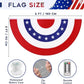 🔥3 x 6 Ft LED Patriotic Bunting Banner for America’s 250th