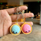 🥟Cute Dumpling Pressable Fidget Keychain-touch sensing light