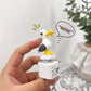 🐦 😂Seagull "MINE!" Sound Button Keychain – Real Sound & LED Light Fun Gift