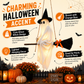 Lighted Hanging Ghost Witch Halloween Decoration