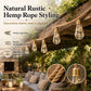 Solar Boho Rope Firefly Lights