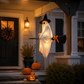 Lighted Hanging Ghost Witch Halloween Decoration