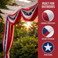 20 FT Patriotic Decorations Bunting Flags– 250th Anniversary Red White Blue Bunting