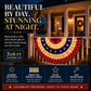 🔥3 x 6 Ft LED Patriotic Bunting Banner for America’s 250th