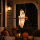 Lighted Hanging Ghost Witch Halloween Decoration