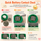 🥟Cute Dumpling Pressable Fidget Keychain-touch sensing light