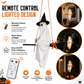 Lighted Hanging Ghost Witch Halloween Decoration