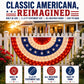 🔥3 x 6 Ft LED Patriotic Bunting Banner for America’s 250th