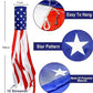 50 Inch Large American Flag Windsocks with Lights