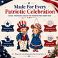 Patriotic Wooden Hanging Door Signs