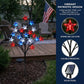 💕Solar Patriotic Star Lights for Outdoor Decor(20 Lights)