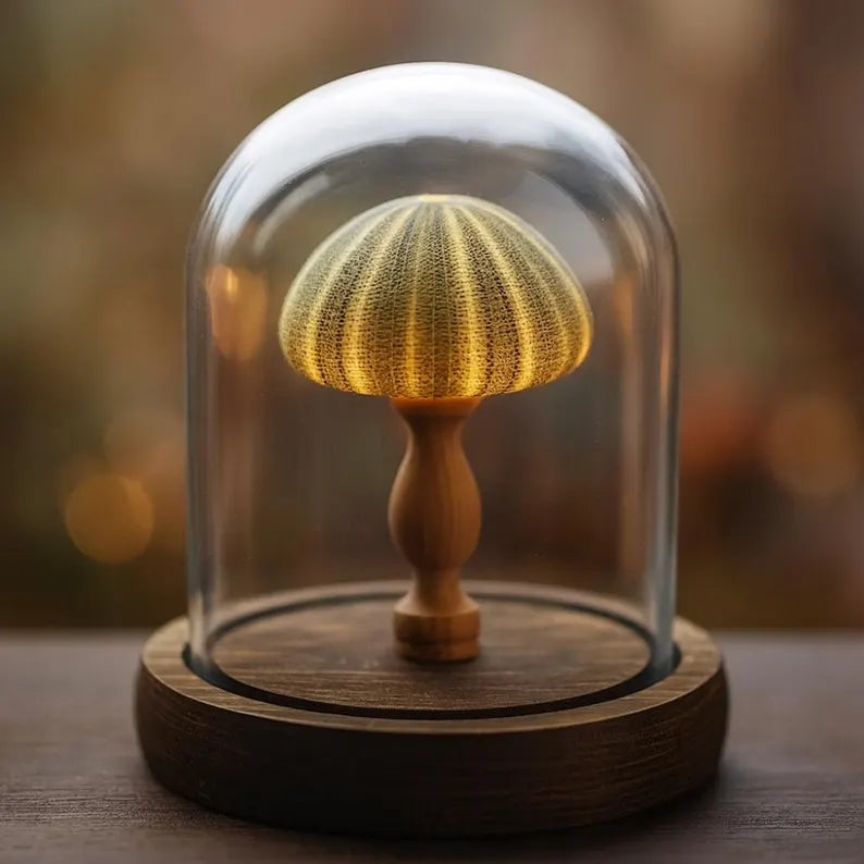 Ocean Shell Dome Night Light Decor
